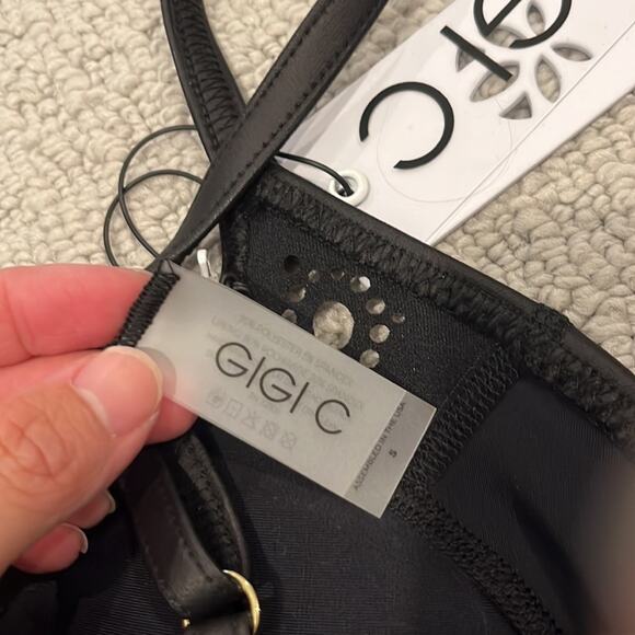 GIGI C Amy Top Faux Leather set - Picture 4 of 5